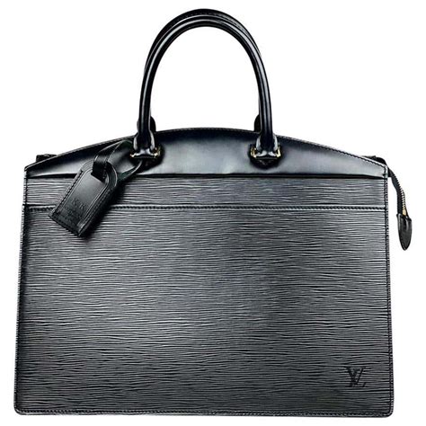 louis vuitton epi leather black bag|louis vuitton epi riviera bag.